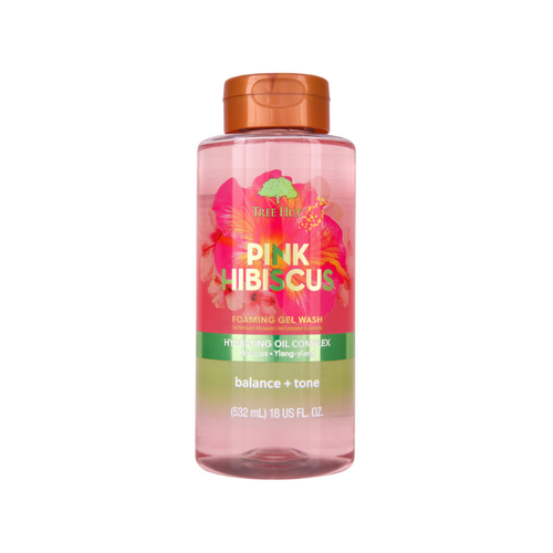 غسول رغوي بالكركديه الوردي من تري هت - 532مل Tree Hut Pink Hibiscus Foaming Wash - 532ml