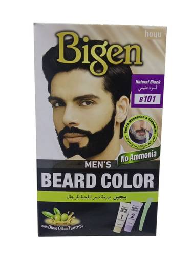 صبغة شعر اللحة اسود طبيعي من بايجن رقم Bigen Beard Hair Dye Natural Black No. 101