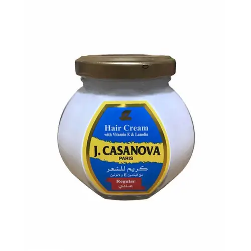 كريم شعر مغذي مع فيتامين اي من جي كازانوفا باريس - 150جم Nourishing Hair Cream with Vitamin E from J. Casanova Paris - 150g