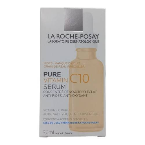 سيروم فيتامين سي 10 نقي من لاروش بوازيه - 30مل      La Roche-Posay Pure Vitamin C10 Serum - 30ml