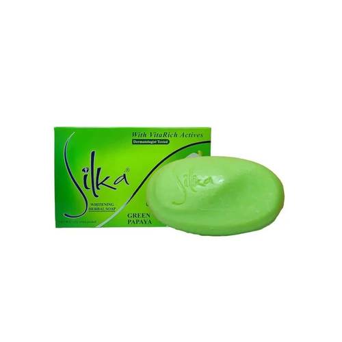 صابون التبييض بالبابايا الخضراء من سيلكا - 135جم Silka Green Papaya Whitening Soap - 135g