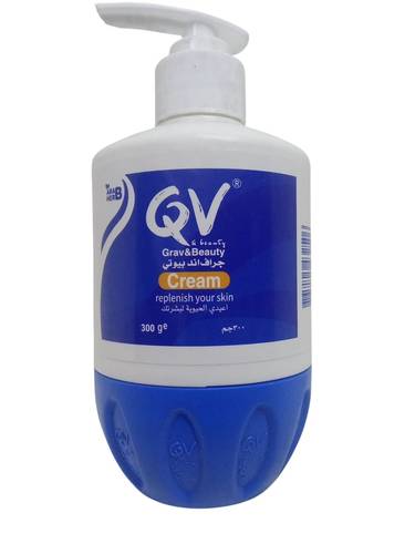 كريم ترطيب للجسم من كيو في - 300جم  QV Body Moisturizing Cream - 300g