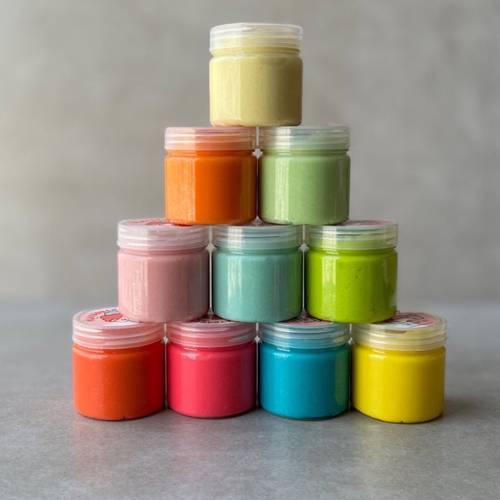 مجموعة صلصال الرينبو  Playdough set ( 6 علب )