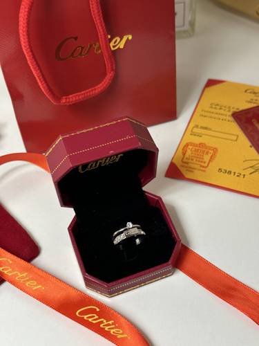  خاتم كارتيه فضي Cartier