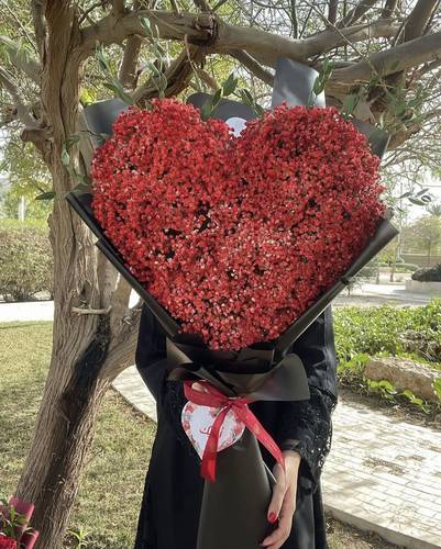 باقة ورد طبيعي 