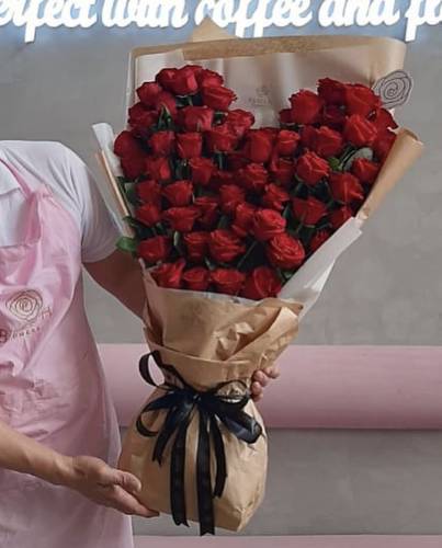 باقة ورد طبيعي 