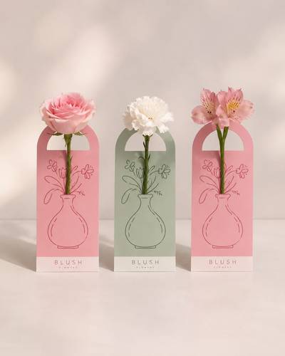 التوزيعات الأنيقه من BLUSH Flowers 