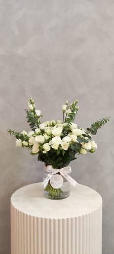 فازة ورد طبيعي 