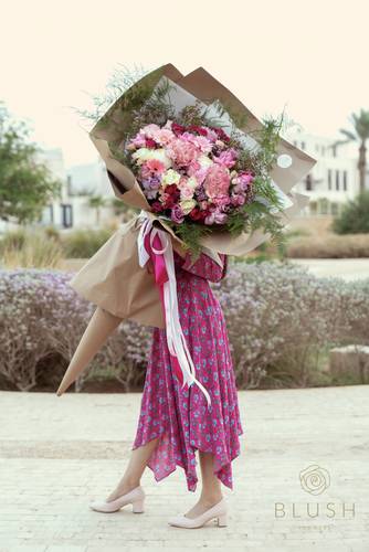 باقة ورد طبيعي