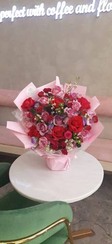 باقة ورد طبيعي 