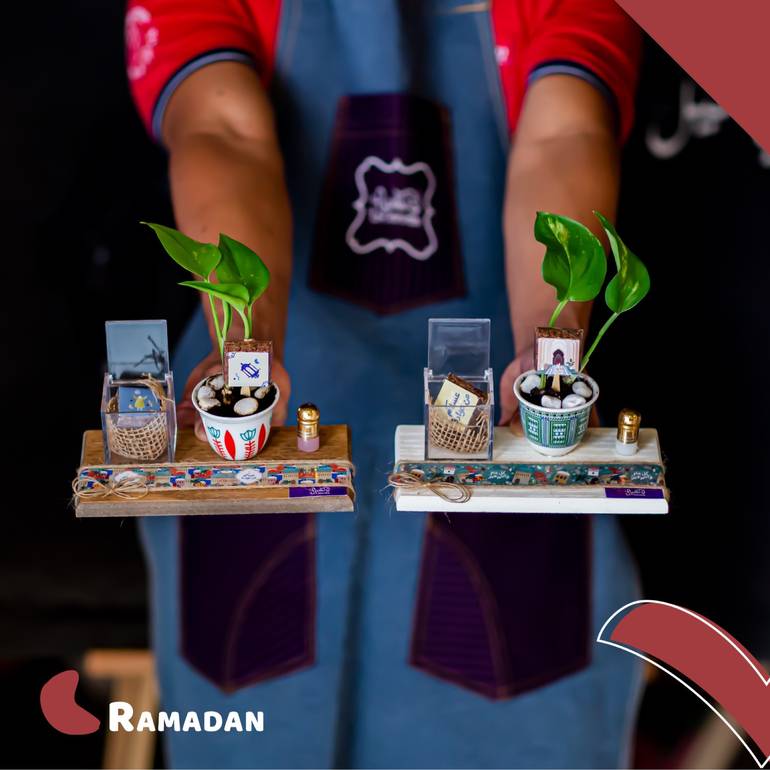 توزيعة النبته بالمسك مع الشوكلت