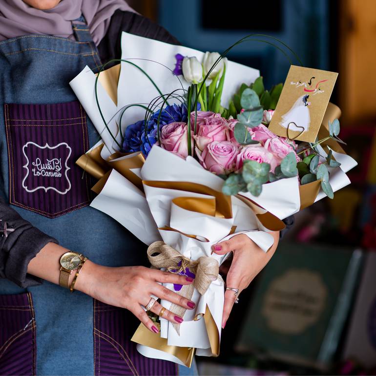 باقة العاروسة الفاخرة 1 