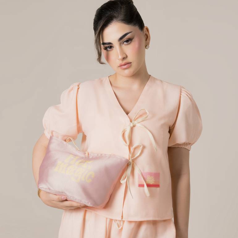 HÉRLEN Set in Peachy pink
