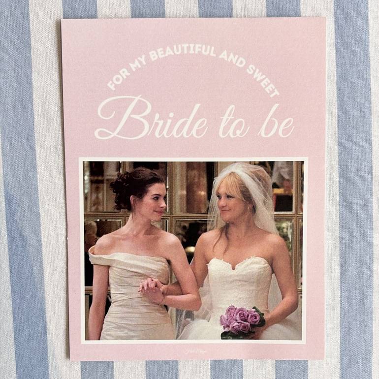 بطاقة إلى العروسة الجميلة |Bride To Be Card