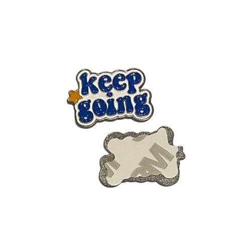 ستيكر ملصق حديد - keep going
