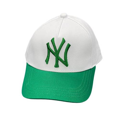 كاب NY - ابيض واخضر