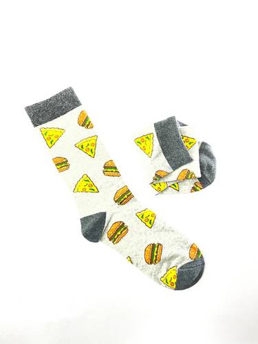 burger and pizza sock 