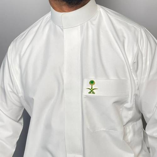 بروش دبوس سفين و نخلة ذهبي/اخضر