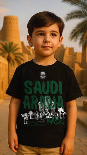 تيشرت اطفال اليوم الوطني