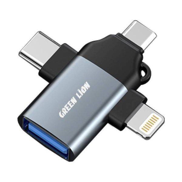 وصلة USB إلى Lightning/Micro/Type-C - لجميع الهواتف - شركة جرين لايون