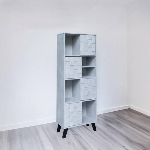  رف متعدد الاستخدام -160×60×32-رمادى 