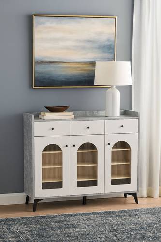 دولاب أحذية متعدد الأغراض 120×35×95- رمادى