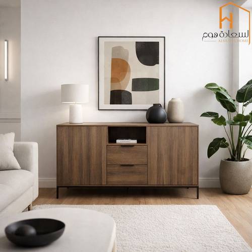 دولاب أحذيه 2 باب 2 بوفيه - 85X40X160 سم