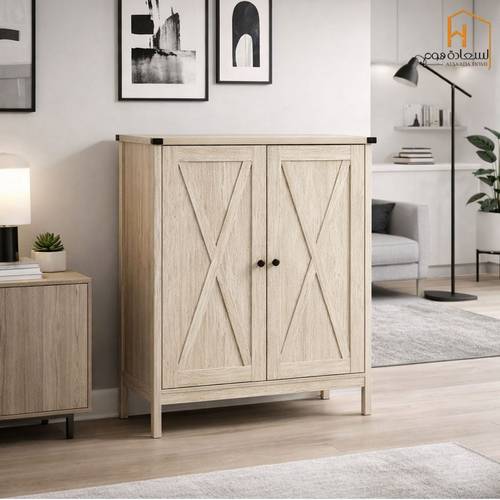 دولاب احذية - 2باب - 100*40*80 سم