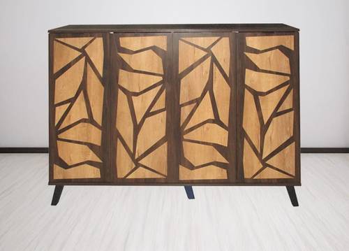 دولاب أحذية متعدد الأغراض 160×35×110-بيج