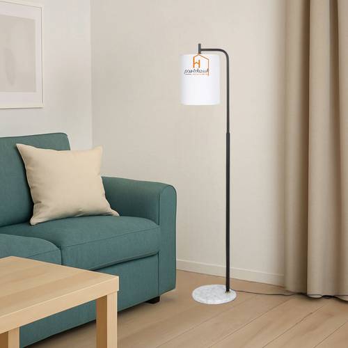 مصباح ارضى معدنى اسود - 155×25
