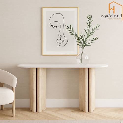  مدخل استقبال - 80*40*140 سم - حجري ابيض 