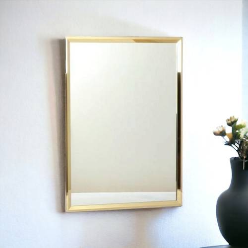  مرأة حائط  اطار ذهبى80×60سم