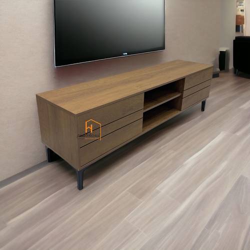 طاوله تلفزيون بلازما سادة-  160X40X48 سم 