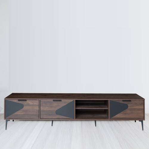 طاوله تلفزيون بلازما -  200X40X45 سم - بني