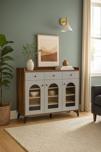 دولاب أحذية متعدد الأغراض 120×35×95- بني