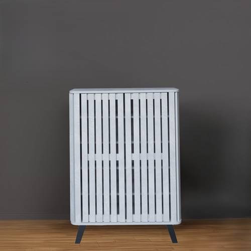 دولاب أحذية متعدد الأغراض 80×35×110-رمادى فاتح 
