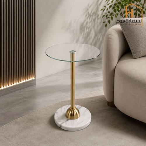 طاولة مفرد -ذهبي - 55*35*35 سم 