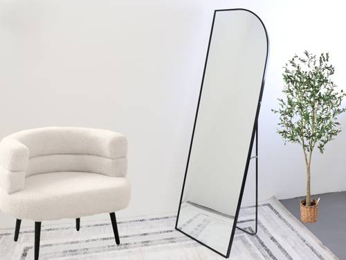 مرأة استاند  اطار -اسود -170×60