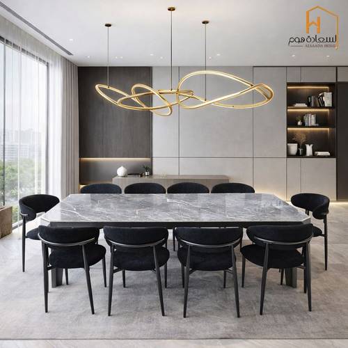 طقم سفرة طعام - 10 كرسي - 100X220 سم