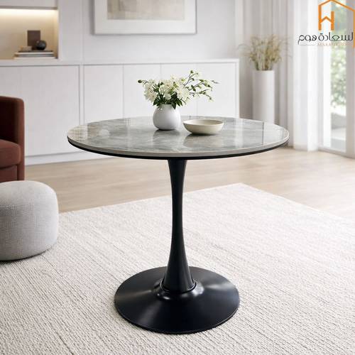 طاولة خدمة مفرد -حديد-60*60*74 سم