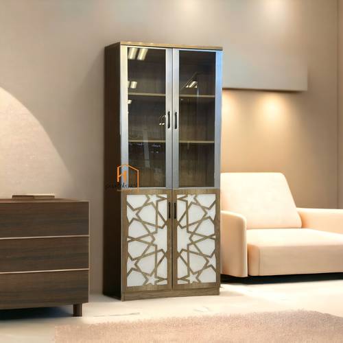 دولاب مكتبى خشب  80×40×200 سم 