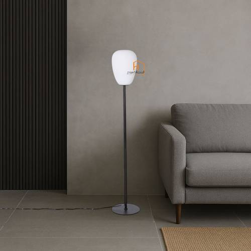 مصباح ارضى معدنى اسود - 159×28