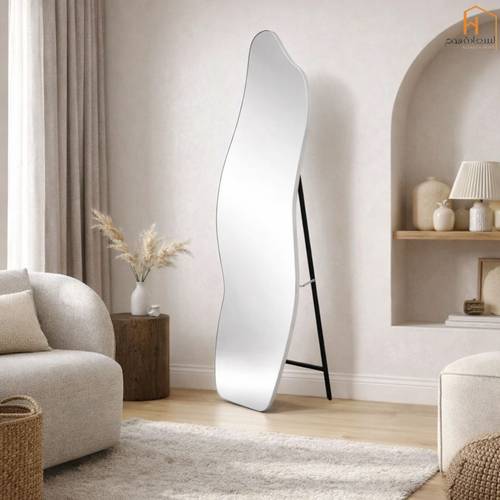 مرأة استاند اطار - سيلفر - 50×170 سم