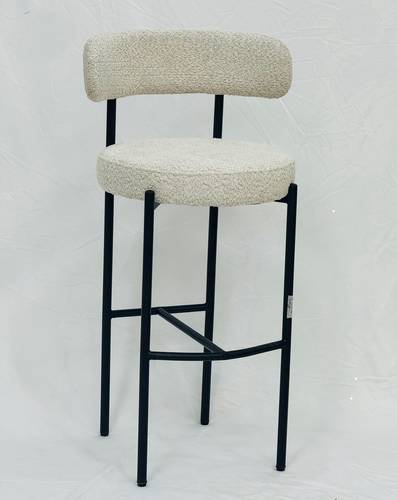  كرسي بار مخمل -بيج-113x55x43 سم 