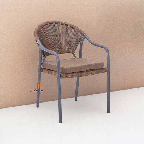 كرسي مفرد - بني غامق- 43×45×80 سم