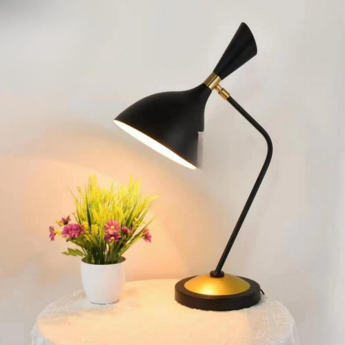  مصباح طاوله اسود 18×54 سم