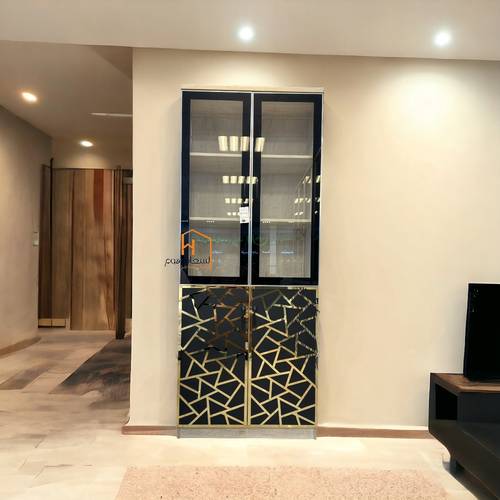 دولاب مكتبى خشب  80×40×200 سم 