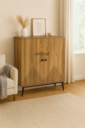 دولاب أحذية متعدد الأغراض 80×32×95- بيج