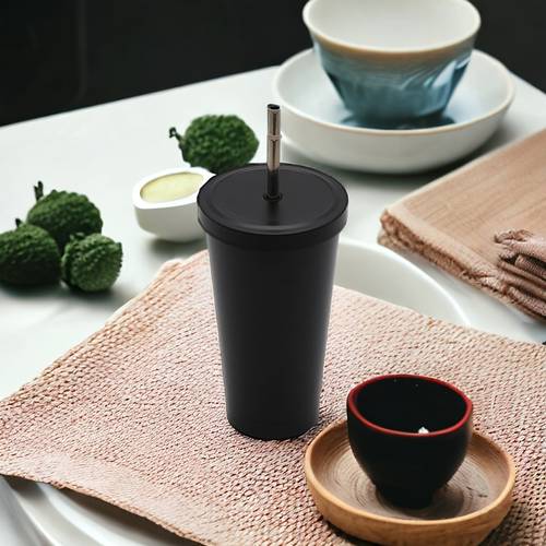  كوب  حافظ للحرارة اسود 500 مل 