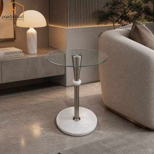 طاولة مفرد - سيلفر - 55*35*35 سم